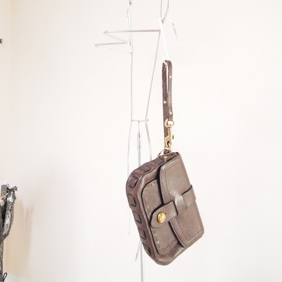 Coach Chocolate Leather String Strap - Picture 1 of 4